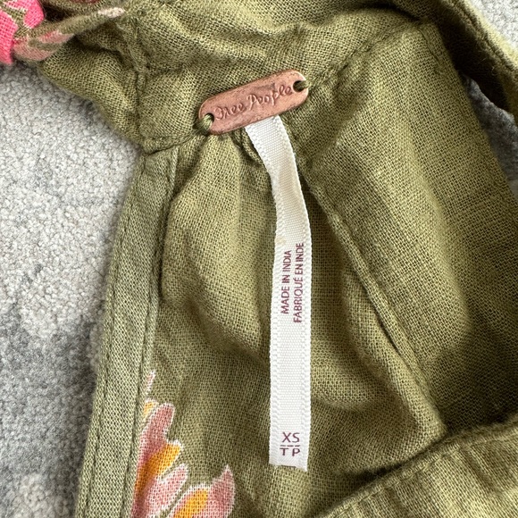 Free People Floral Sleeveless Top | XS - Picture 3 of 3